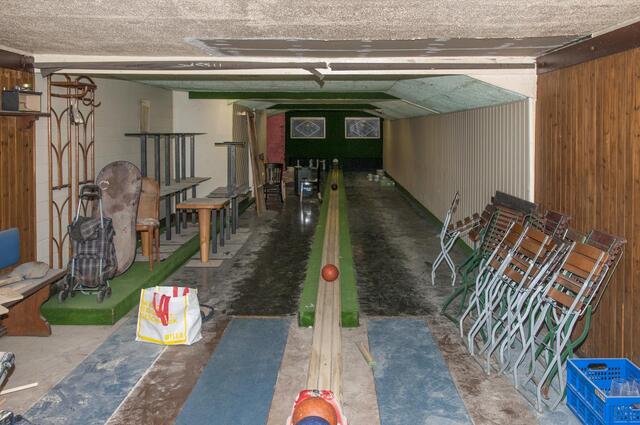 Die Kegelbahn wartet noch auf die Renovierung. | Foto: Unger