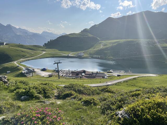 Der Grünwaldsee in Obertauern.