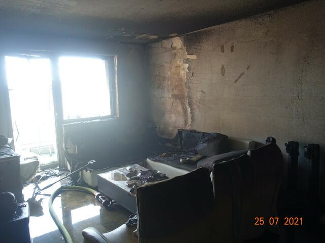 Die Wohnung in Auwiesen ist derzeit nicht bewohnbar. Durch den raschen Einsatz konnte der Brand sich nicht weiter ausbreiten.