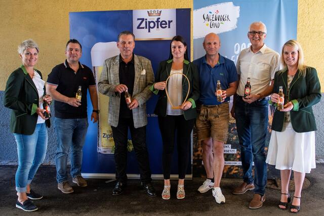 Sie haben die drei Finalisten ausgewählt: Eva Haselsteiner, Mario Jooss, Gerd Schneider, Tamara Birngruber, Stefan Paßrugger, Günter Hinterholzer und Anita Schluet.