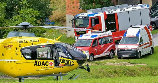 Zahlreiche Einsatzkräfte, darunter drei Rettungshubschrauber waren vor Ort.