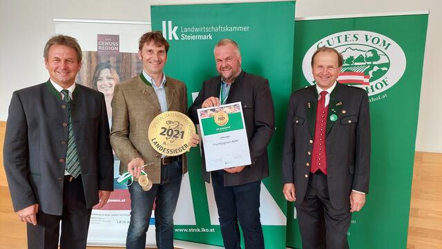 LFS Grabnerhof wurde Landessieger bei der Spezialitätenprämierung