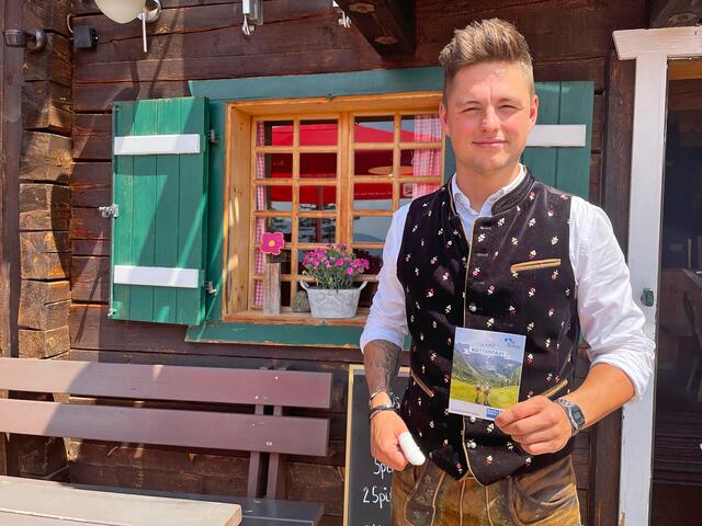 Der 27-jährige Thalgauer Christoph Stummer ist seit dem Frühjahr 2021 neuer Hüttenwirt der Theodor-Körner-Hütte. | Foto: Theresa Kaserer-Peuker