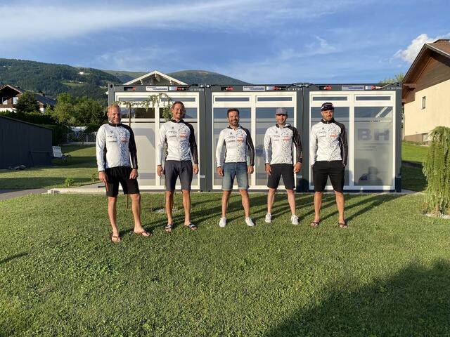 Der neue Vorstand: Daniel Kremser, Silvio Pucker, Günther Vallant, Alexander Wutti und Daniel Swaschnig (von links)