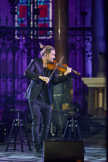 Simon Ertl brachte David Garrett in den Mariendom. | Foto: Klaus Mittermayr