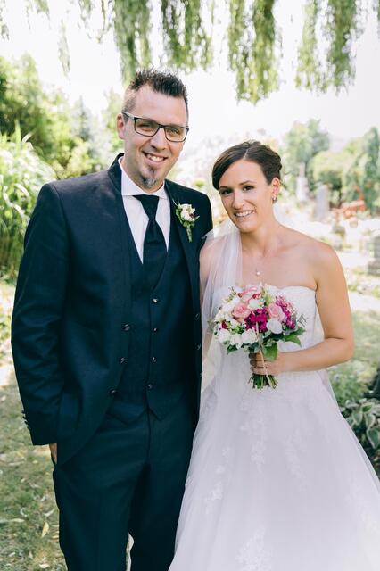 Andreas und Jasmin Wagner aus Jabing heirateten in Stegersbach. | Foto: Martin Trobits