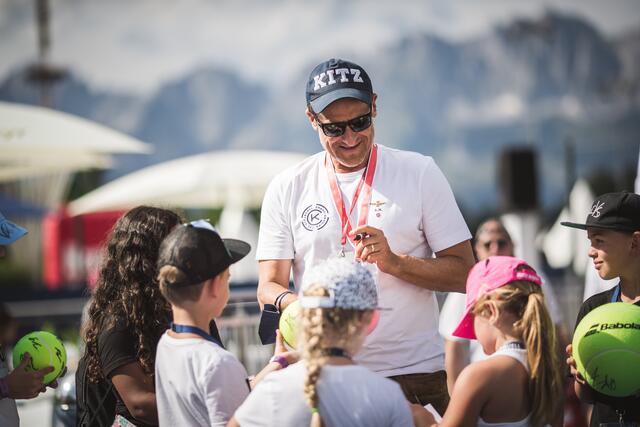 Alex Antonitsch gut gelaunt beim Kids Day. | Foto: Mia Knoll