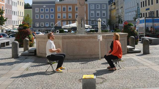 Der oberösterreichweiter Spitzenkandidat David Packer und Nicola Steinkogler von "Bestes Oberösterreich". | Foto: Bestes Oberösterreich