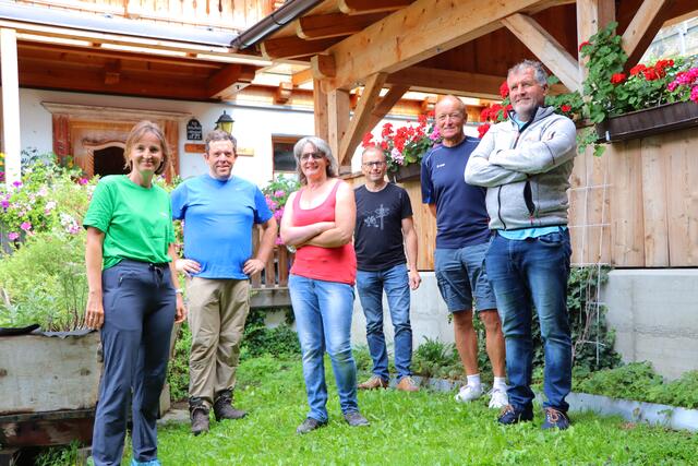 Sabine Rohrer, Michael Cohnen, Nadja Mattersberger, Martin Mayerl, Norbert Riepler und Oswald Mattersberger (v.l.)