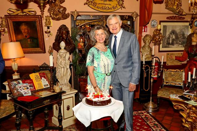 Christine Zach und ihr Thomas Schäfer-Elmayer | Foto: Conny de Beauclair