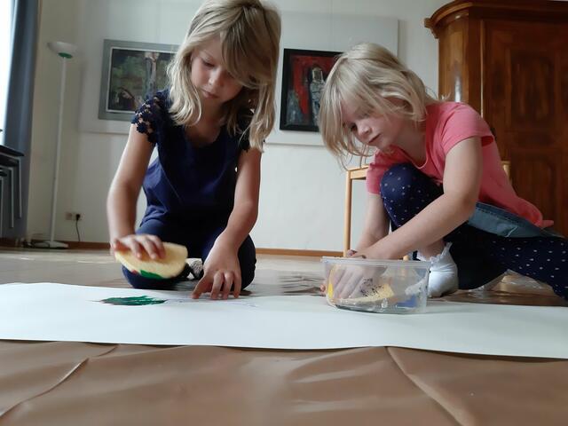 Junge Brucknertage Kunstworkshop Kinder