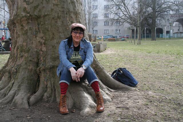 Moderatorin Petra Suk liebt Meidling. Im Wilhelmsdorfer Park hat sie auch teilweise die Geschichten von Speckerl und seinen Freunden geschrieben.