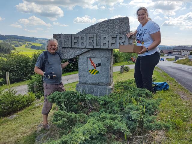 Künstler Michael Lauß und Kulturobfrau Doris Rothbauer. | Foto: privat