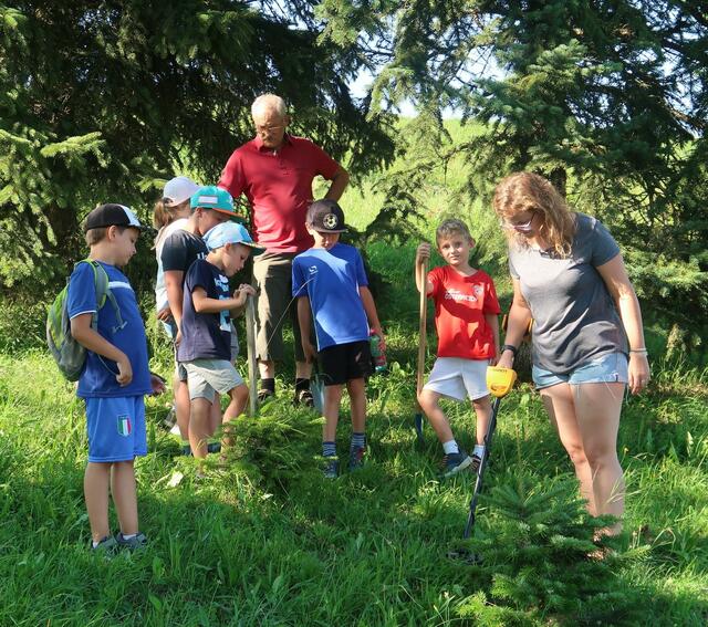 Die Ferienspiele sind für die Kinder etwas ganz Besonderes. Vorallem wenn es auf Spurensuche geht.