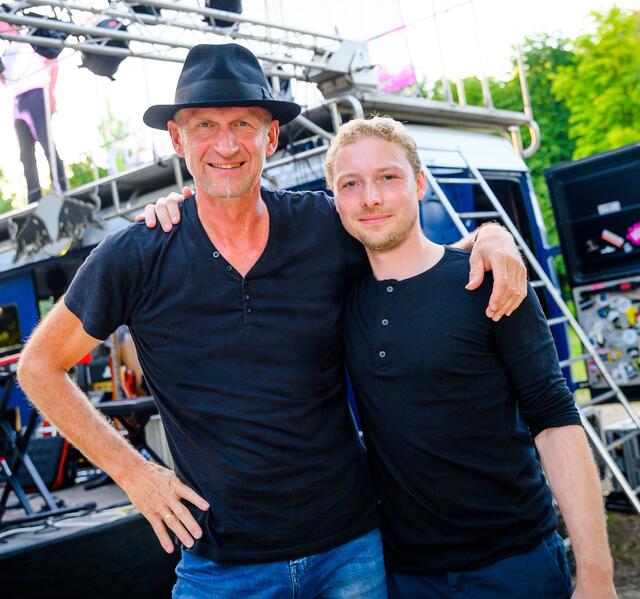 "BeatSeppsBand": Josef Aichriedler und Daniel Mayrhofer.