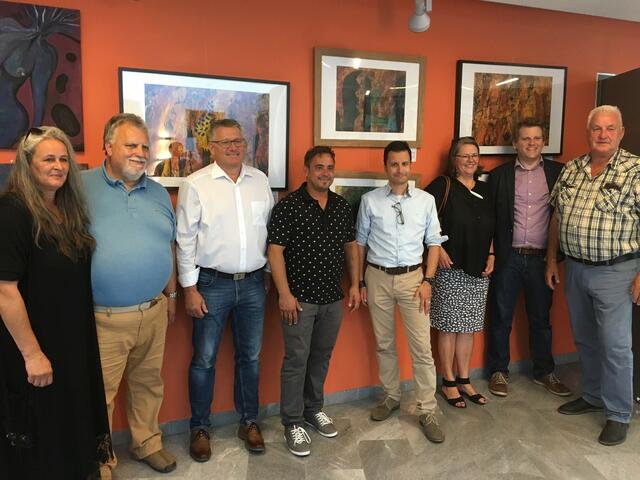 Am 29. Juli konnte aufgrund Corona dann endlich eine Vernissage stattfinden.