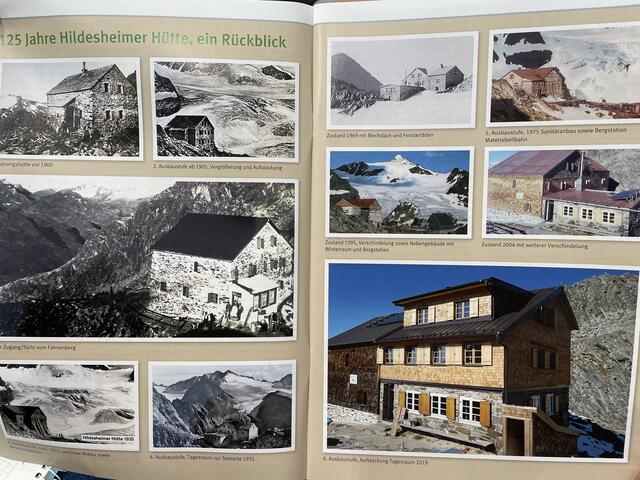 Die Geschichte der Hildesheimerhütte wurde auch bei der Festlichkeit vor Ort beleuchtet.
