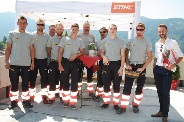 Das NPG Bau Team mit Bauleiter Klaus Nicklaus und Polier Jürgen Peintner. | Foto: RMK