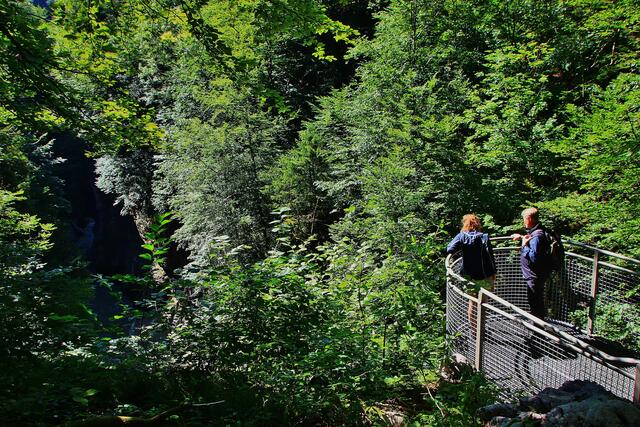 Die Salzachklamm bei Golling zählt zu den wildromantischen Ausflugszielen im Bundesland Salzburg. Stefanie Kurz vom Hotel Pass Lueg erwandert für uns "ihre Klamm". | Foto: Maria Tiefenbacher-Schöndorfer