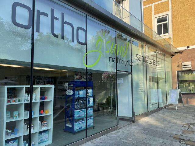 "Gollob orthog'sund" befindet sich direkt am Voitsberger Hauptplatz.