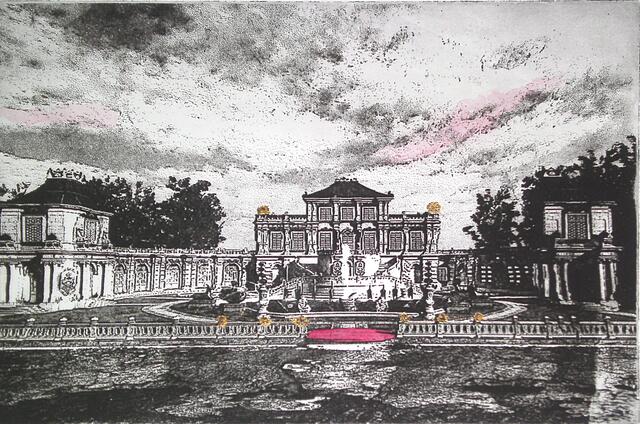 Barbara Salaun Radierung | Foto: Barbara Salaun