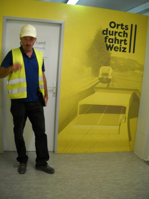 Vom Herrn Wilhelm von der Bauaufsicht konnte Ich viel Interessantes erfahren