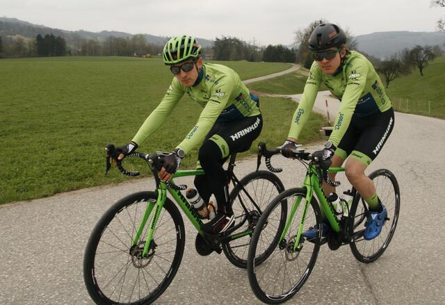 Marvin (links) und Raphael Hammerschmid zeigten bei der Burgenland Radrundfahrt eine starke Leistung.