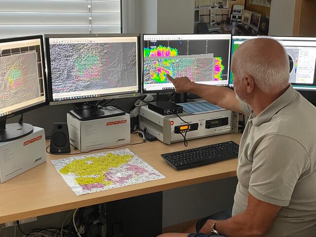 Ein eigenes Wetterradar auf der Reicherhöhe liefert dem Team der Steirischen Hagelabwehr Live-Bilder.