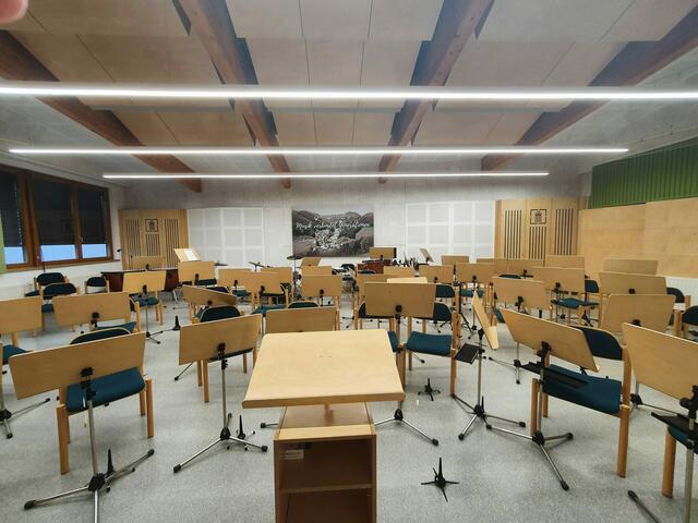 Das Musikerheim strahlt nach Umbauarbeiten an der Akustik in neuem Glanz. | Foto: Gemeinde Gasen
