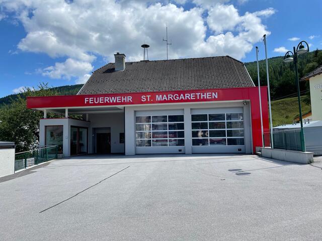 Das Feuerwehrhaus der FF St. Margarethen.
