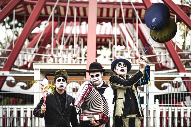 Die englische Kultband The Tiger Lillies tritt am 21. Oktober in der Bühne im Hof auf.