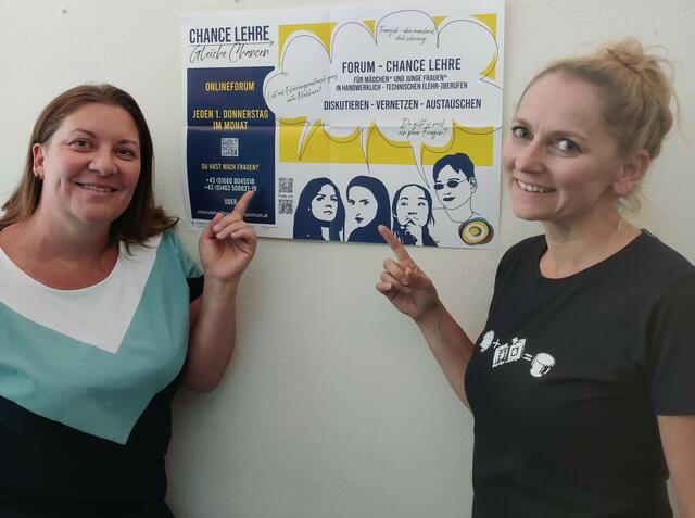 Sigrun Müllneritsch und Katrin Huber sind die Initiatorinnen des Projekts.  | Foto: Mädchenzentrum Klagenfurt