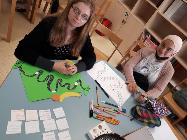 Spielerisch und künstlerisch wurde das Thema erforscht.