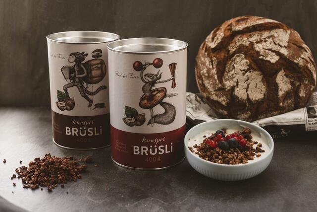 Brüsli, das neue Knuspermüsli. | Foto: Der Mann