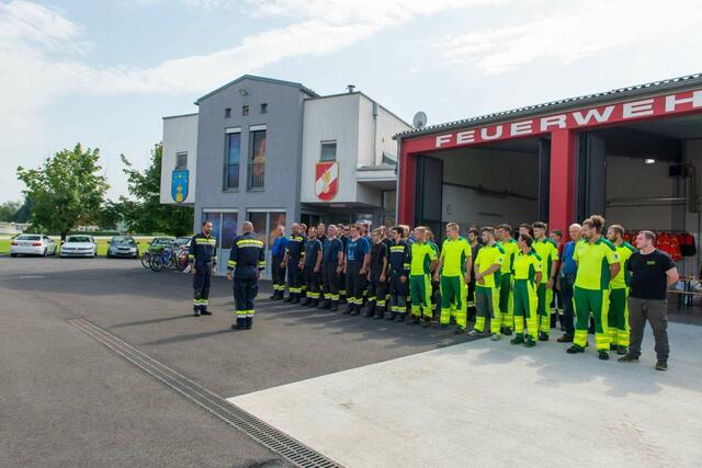 Abschließend fand in Frauental eine Besprechung der Übung statt.