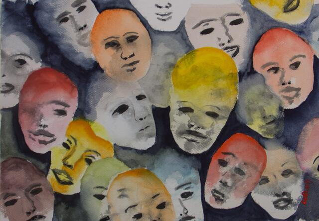 Gesichter: Geschaffen von Rudolf Schar. | Foto: Schar