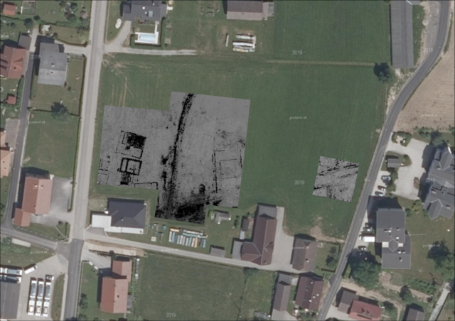 Ergebnis der Bodenradar-Messung in Globasnitz
