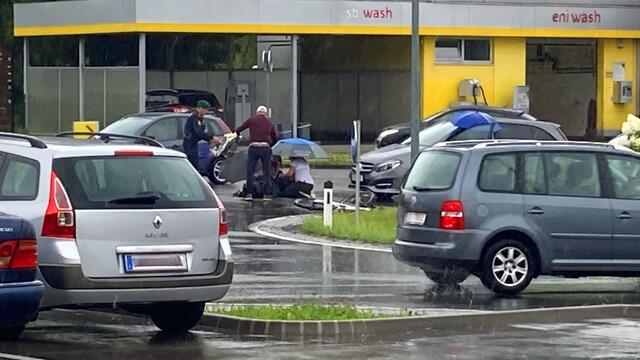 Fahrradunfall in Anif