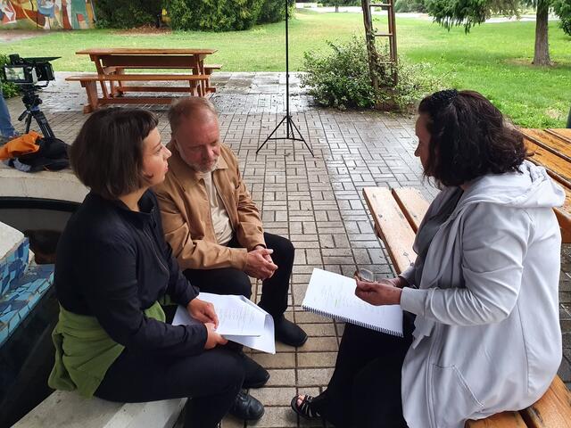 Jolanta Warpechowski, Reinhard Nowak, Nina Davert, | Foto: Peter Markl