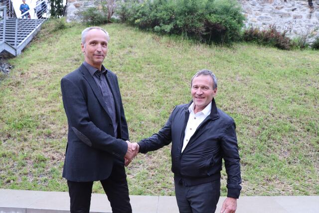 Das neue Galtürer Führungsduo: Bürgermeister Hermann Huber (re.) und Vizebürgermeister Martin Walter. | Foto: Othmar Kolp