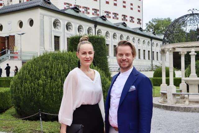 Katharina Zierl, Chefredakteurin Tirolerin und Ferdinand Freninger, Representant Tirolerin | Foto: Ricarda Stengg