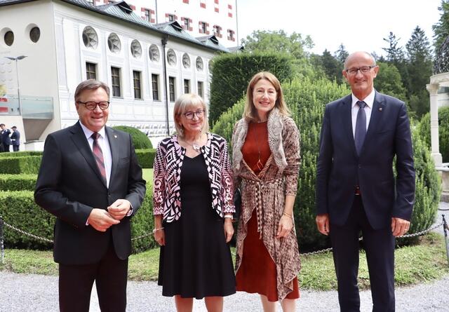 LH Günther Platter, LRin Beate Palfrader, LR Anton Mattle | Foto: Ricarda Stengg