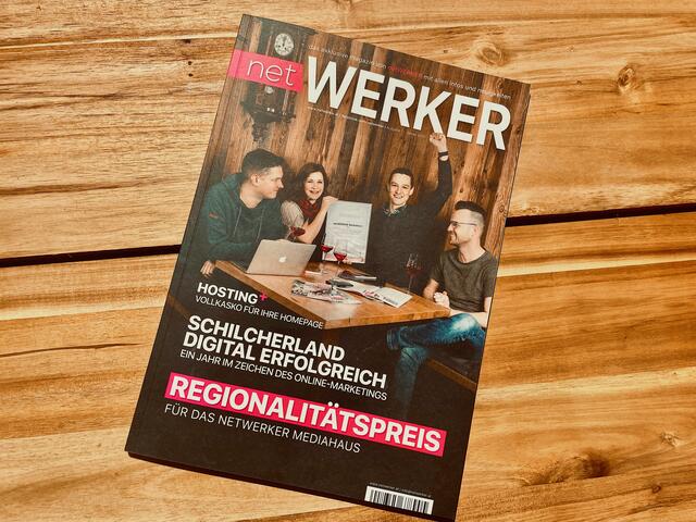 In ihrem Firmenmagazin feierten die "netWERKER" den Sieg beim Regionalitätspreis. Die WOCHE schrieb darin über die Bedeutung von regionalem Miteinander. | Foto: Michl