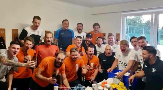 Beim SV Trieben gab es nach dem starken Saisonauftakt endlich wieder einmal Grund zum Feiern.  | Foto: SV Trieben