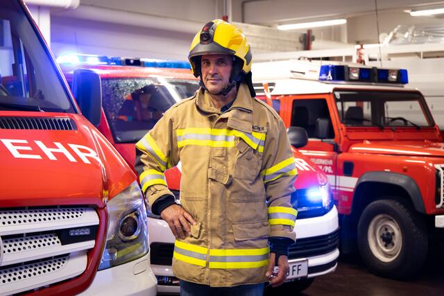 Johann Überbacher, Ortsfeuerwehrkommandant St. Johann: "Seit der Corona-Pandemie koordinieren wir unsere Mannschaft über zwei Gruppen." | Foto: Freiwillige Feuerwehr St. Johann