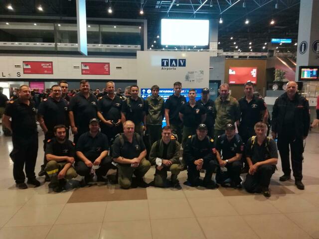 Nach ein paar Tagen wurden die Kameraden von weiteren Helfern in Skopje abgelöst. | Foto: Haller