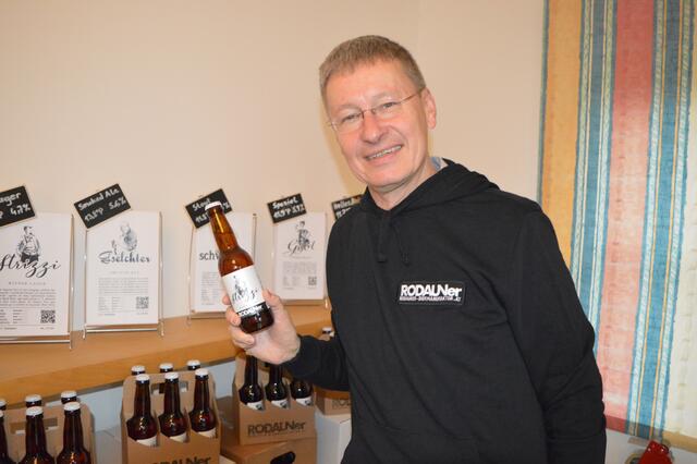 Der leidenschaftliche Bierbrauer Kurt Tojner konnte sich Silber in Wien sichern. | Foto: Berger