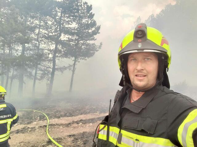 Kommandant Bernhard Haller machte sich ebenfalls auf den Weg nach Nordmazedonien. | Foto: Haller