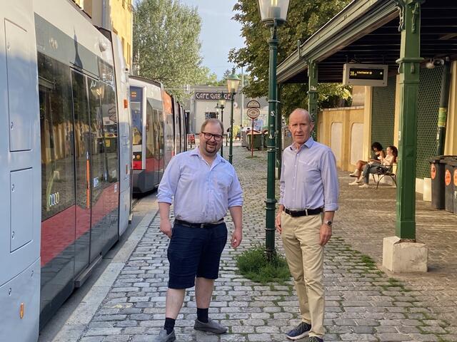 Gregor Lautner und Michael Schödl sind Bezirksräte der Döblinger ÖVP. | Foto: Privat