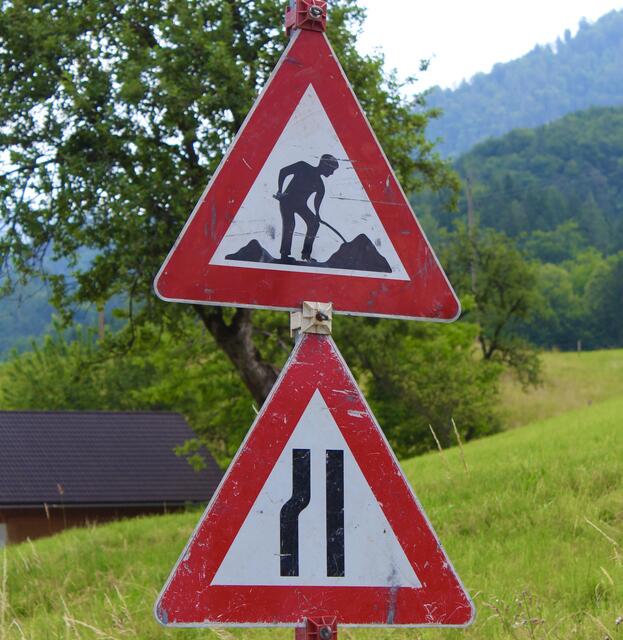 Straßenbaustellen und Verkehrsbehinderungen im Bezirk Kirchdorf. | Foto: Weymayer